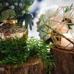 Lisle de France wedding-candle-arrangement